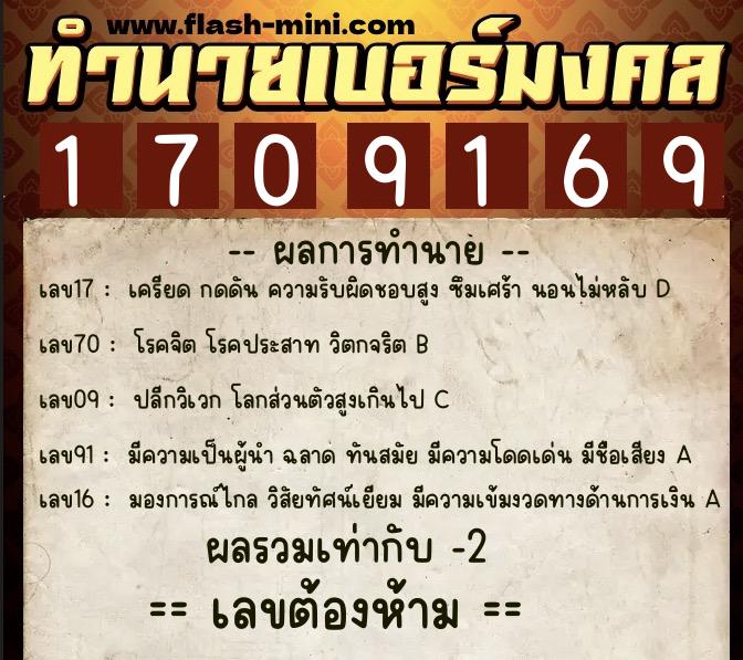 ทำนายเบอร์มงคล 0XX-1709169 ทำนายเบอร์มงคล หมายเลข 085-170916 ทำนายเบอร์มงคล 0XX-1709169 ทำนายเบอร์มงคล หมายเลข 085-170916