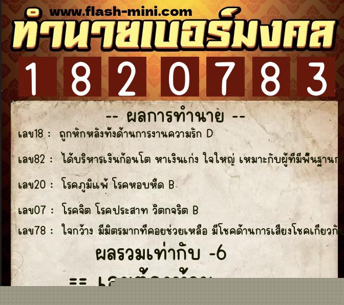 ทำนายเบอร์มงคล 0XX-1820783 ทำนายเบอร์มงคล หมายเลข 061-182078 ทำนายเบอร์มงคล 0XX-1820783 ทำนายเบอร์มงคล หมายเลข 061-182078