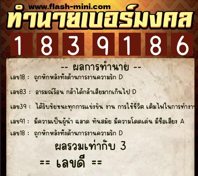 ทำนายเบอร์มงคล 0XX-1839186 ทำนายเบอร์มงคล หมายเลข 094-183918 ทำนายเบอร์มงคล 0XX-1839186 ทำนายเบอร์มงคล หมายเลข 094-183918