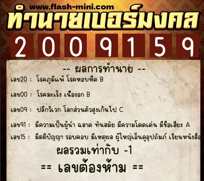 ทำนายเบอร์มงคล 0XX-2009159 ทำนายเบอร์มงคล หมายเลข 081-200915 ทำนายเบอร์มงคล 0XX-2009159 ทำนายเบอร์มงคล หมายเลข 081-200915