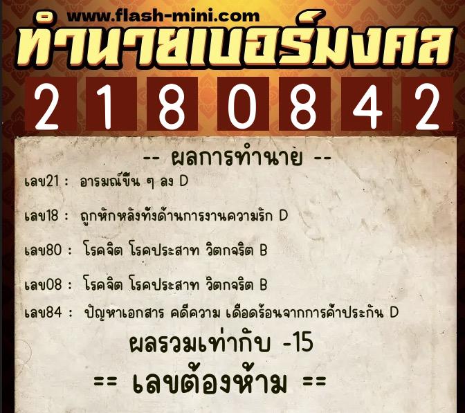 ทำนายเบอร์มงคล 0XX-2180842 ทำนายเบอร์มงคล หมายเลข 098-218084 ทำนายเบอร์มงคล 0XX-2180842 ทำนายเบอร์มงคล หมายเลข 098-218084