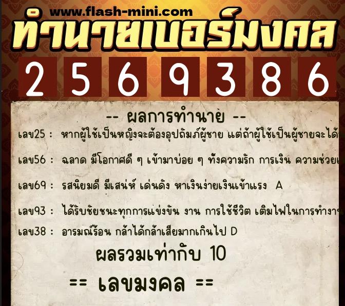 ทำนายเบอร์มงคล 0XX-2569386 ทำนายเบอร์มงคล หมายเลข 094-256938 ทำนายเบอร์มงคล 0XX-2569386 ทำนายเบอร์มงคล หมายเลข 094-256938