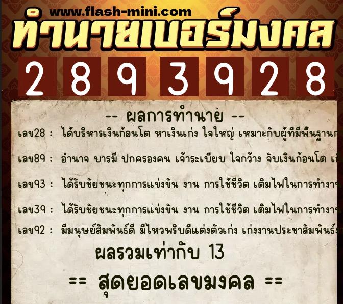 ทำนายเบอร์มงคล 0XX-2893928 ทำนายเบอร์มงคล หมายเลข 063-289392 ทำนายเบอร์มงคล 0XX-2893928 ทำนายเบอร์มงคล หมายเลข 063-289392