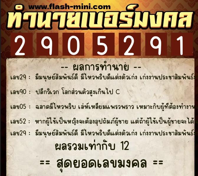ทำนายเบอร์มงคล 0XX-2905291 ทำนายเบอร์มงคล หมายเลข 089-290529 ทำนายเบอร์มงคล 0XX-2905291 ทำนายเบอร์มงคล หมายเลข 089-290529