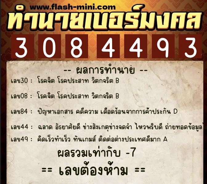 ทำนายเบอร์มงคล 0XX-3084493 ทำนายเบอร์มงคล หมายเลข 099-308449 ทำนายเบอร์มงคล 0XX-3084493 ทำนายเบอร์มงคล หมายเลข 099-308449