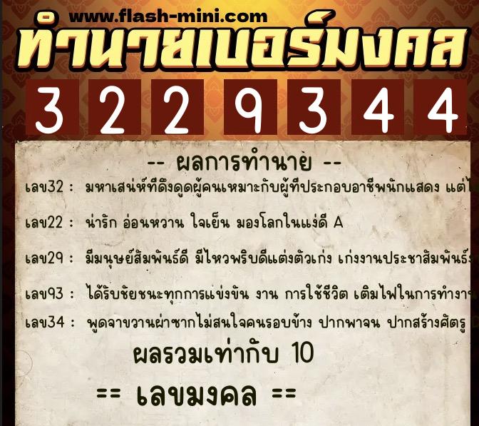 ทำนายเบอร์มงคล 0XX-3229344 ทำนายเบอร์มงคล หมายเลข 095-322934 ทำนายเบอร์มงคล 0XX-3229344 ทำนายเบอร์มงคล หมายเลข 095-322934