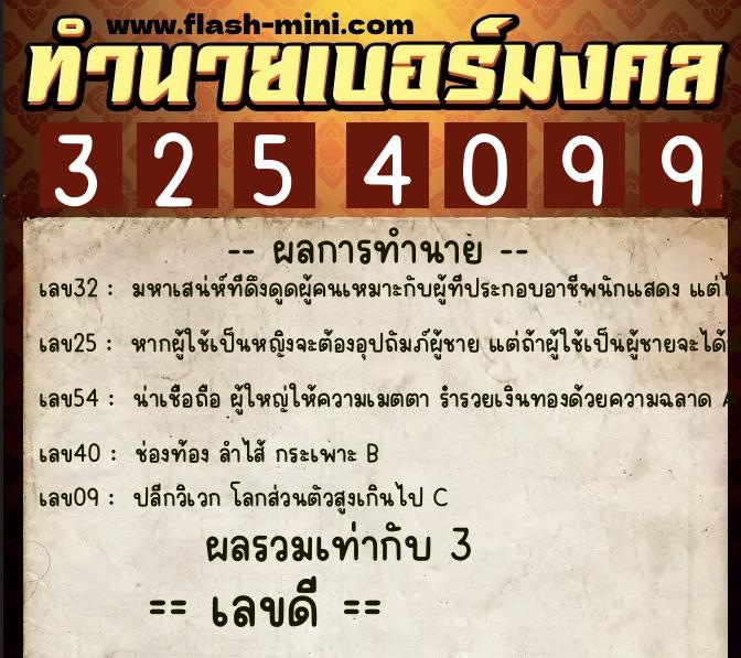 ทำนายเบอร์มงคล 0XX-3254099 ทำนายเบอร์มงคล หมายเลข 095-325409 ทำนายเบอร์มงคล 0XX-3254099 ทำนายเบอร์มงคล หมายเลข 095-325409