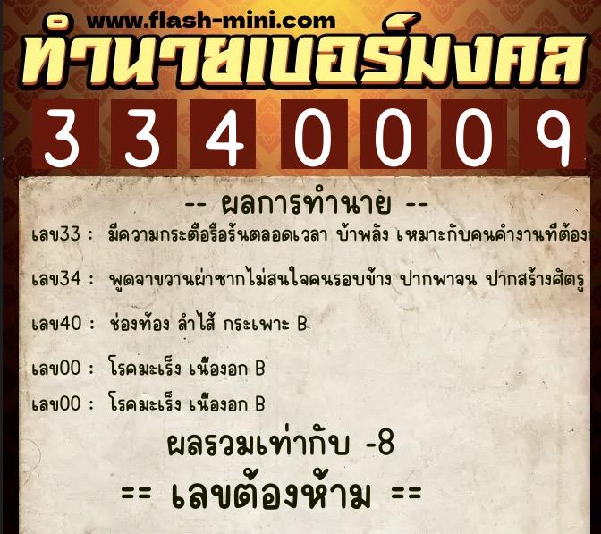 ทำนายเบอร์มงคล 0XX-3340009 ทำนายเบอร์มงคล หมายเลข 096-334000 ทำนายเบอร์มงคล 0XX-3340009 ทำนายเบอร์มงคล หมายเลข 096-334000