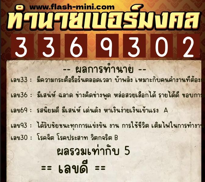 ทำนายเบอร์มงคล 0XX-3369302 ทำนายเบอร์มงคล หมายเลข 087-336930 ทำนายเบอร์มงคล 0XX-3369302 ทำนายเบอร์มงคล หมายเลข 087-336930