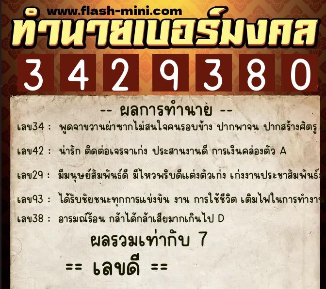ทำนายเบอร์มงคล 0XX-3429380 ทำนายเบอร์มงคล หมายเลข 093-342938 ทำนายเบอร์มงคล 0XX-3429380 ทำนายเบอร์มงคล หมายเลข 093-342938
