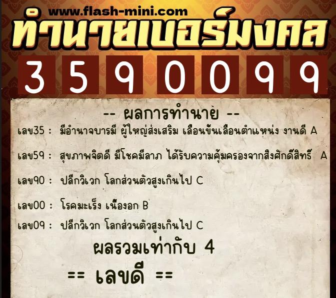 ทำนายเบอร์มงคล 0XX-3590099 ทำนายเบอร์มงคล หมายเลข 060-359009 ทำนายเบอร์มงคล 0XX-3590099 ทำนายเบอร์มงคล หมายเลข 060-359009