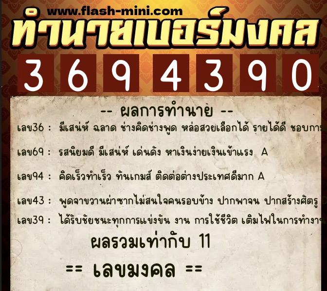 ทำนายเบอร์มงคล 0XX-3694390 ทำนายเบอร์มงคล หมายเลข 064-369439 ทำนายเบอร์มงคล 0XX-3694390 ทำนายเบอร์มงคล หมายเลข 064-369439