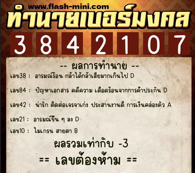 ทำนายเบอร์มงคล 0XX-3842107 ทำนายเบอร์มงคล หมายเลข 093-384210 ทำนายเบอร์มงคล 0XX-3842107 ทำนายเบอร์มงคล หมายเลข 093-384210
