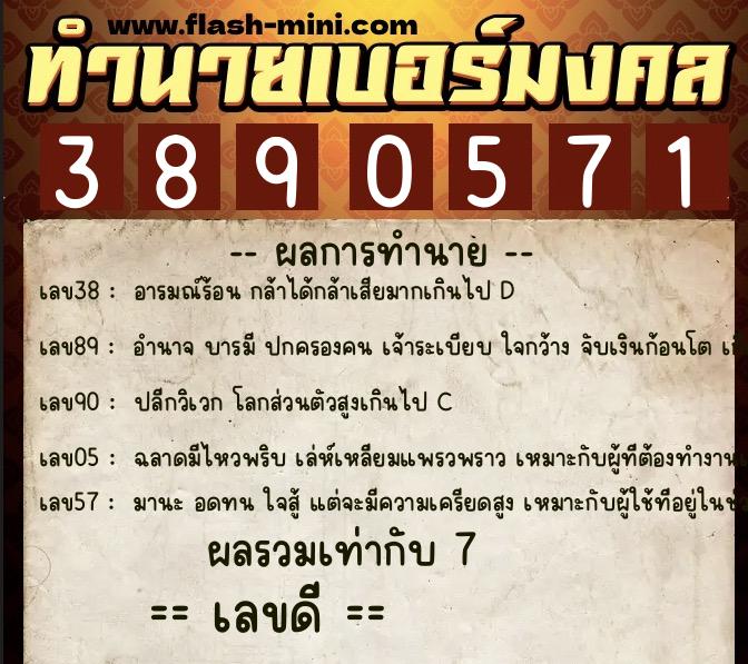 ทำนายเบอร์มงคล 0XX-3890571 ทำนายเบอร์มงคล หมายเลข 085-389057 ทำนายเบอร์มงคล 0XX-3890571 ทำนายเบอร์มงคล หมายเลข 085-389057