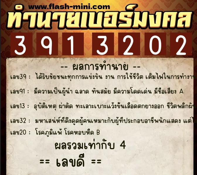 ทำนายเบอร์มงคล 0XX-3913202 ทำนายเบอร์มงคล หมายเลข 094-391320 ทำนายเบอร์มงคล 0XX-3913202 ทำนายเบอร์มงคล หมายเลข 094-391320