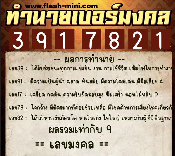 ทำนายเบอร์มงคล 0XX-3917821 ทำนายเบอร์มงคล หมายเลข 094-391782 ทำนายเบอร์มงคล 0XX-3917821 ทำนายเบอร์มงคล หมายเลข 094-391782