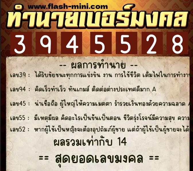 ทำนายเบอร์มงคล 0XX-3945528 ทำนายเบอร์มงคล หมายเลข 095-394552 ทำนายเบอร์มงคล 0XX-3945528 ทำนายเบอร์มงคล หมายเลข 095-394552