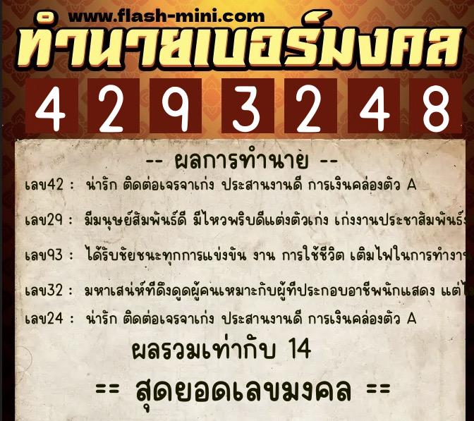 ทำนายเบอร์มงคล 0XX-4293248 ทำนายเบอร์มงคล หมายเลข 096-429324 ทำนายเบอร์มงคล 0XX-4293248 ทำนายเบอร์มงคล หมายเลข 096-429324