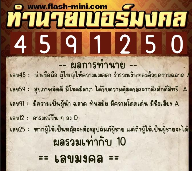 ทำนายเบอร์มงคล 0XX-4591250 ทำนายเบอร์มงคล หมายเลข 091-459125 ทำนายเบอร์มงคล 0XX-4591250 ทำนายเบอร์มงคล หมายเลข 091-459125