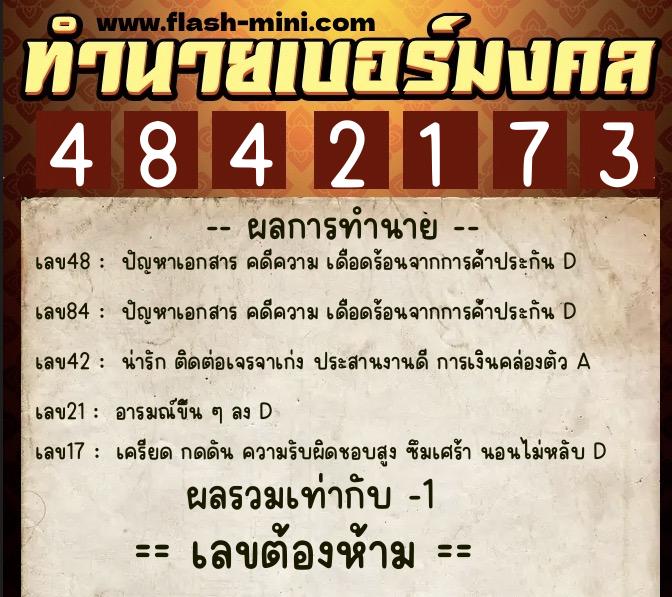 ทำนายเบอร์มงคล 0XX-4842173 ทำนายเบอร์มงคล หมายเลข 099-484217 ทำนายเบอร์มงคล 0XX-4842173 ทำนายเบอร์มงคล หมายเลข 099-484217