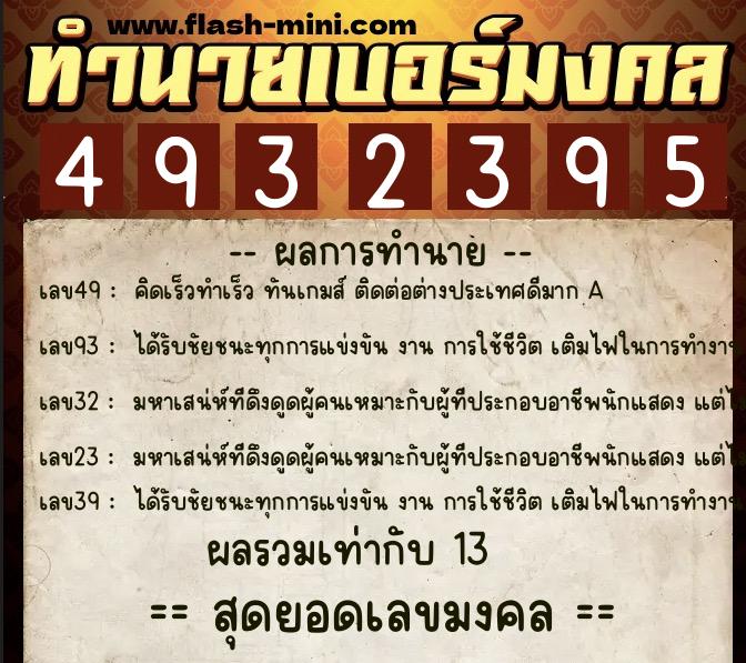 ทำนายเบอร์มงคล 0XX-4932395 ทำนายเบอร์มงคล หมายเลข 098-493239 ทำนายเบอร์มงคล 0XX-4932395 ทำนายเบอร์มงคล หมายเลข 098-493239