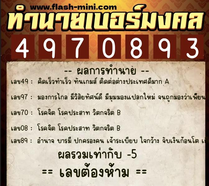 ทำนายเบอร์มงคล 0XX-4970893 ทำนายเบอร์มงคล หมายเลข 068-497089 ทำนายเบอร์มงคล 0XX-4970893 ทำนายเบอร์มงคล หมายเลข 068-497089