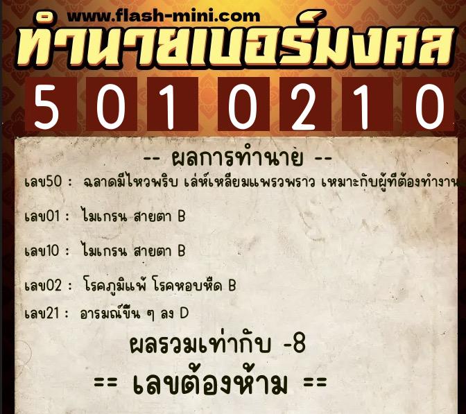 ทำนายเบอร์มงคล 0XX-5010210 ทำนายเบอร์มงคล หมายเลข 060-501021 ทำนายเบอร์มงคล 0XX-5010210 ทำนายเบอร์มงคล หมายเลข 060-501021