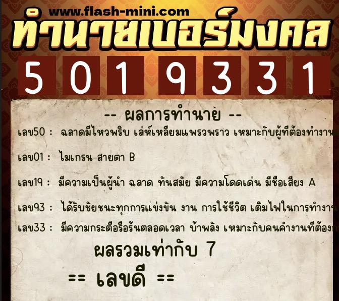 ทำนายเบอร์มงคล 0XX-5019331 ทำนายเบอร์มงคล หมายเลข 083-501933 ทำนายเบอร์มงคล 0XX-5019331 ทำนายเบอร์มงคล หมายเลข 083-501933