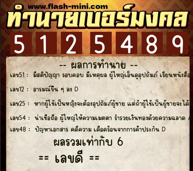 ทำนายเบอร์มงคล 0XX-5125489 ทำนายเบอร์มงคล หมายเลข 098-512548 ทำนายเบอร์มงคล 0XX-5125489 ทำนายเบอร์มงคล หมายเลข 098-512548