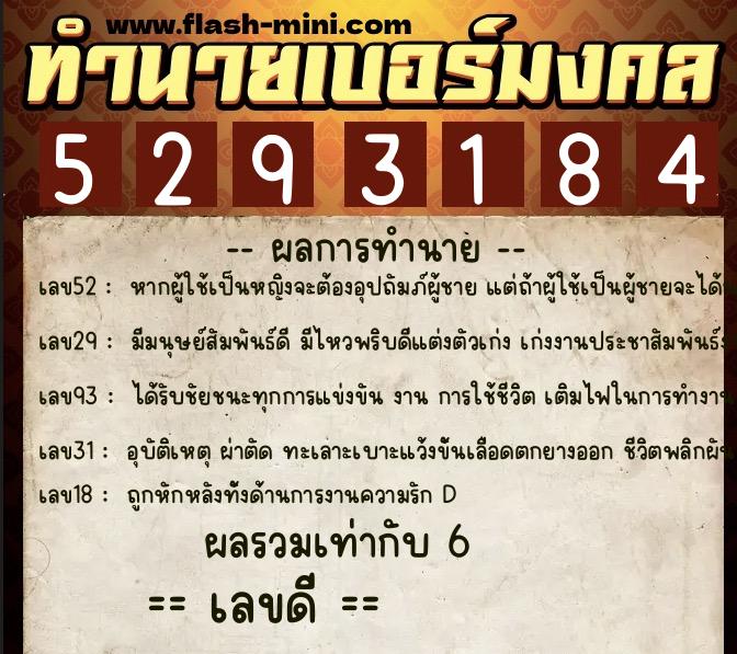 ทำนายเบอร์มงคล 0XX-5293184 ทำนายเบอร์มงคล หมายเลข 096-529318 ทำนายเบอร์มงคล 0XX-5293184 ทำนายเบอร์มงคล หมายเลข 096-529318