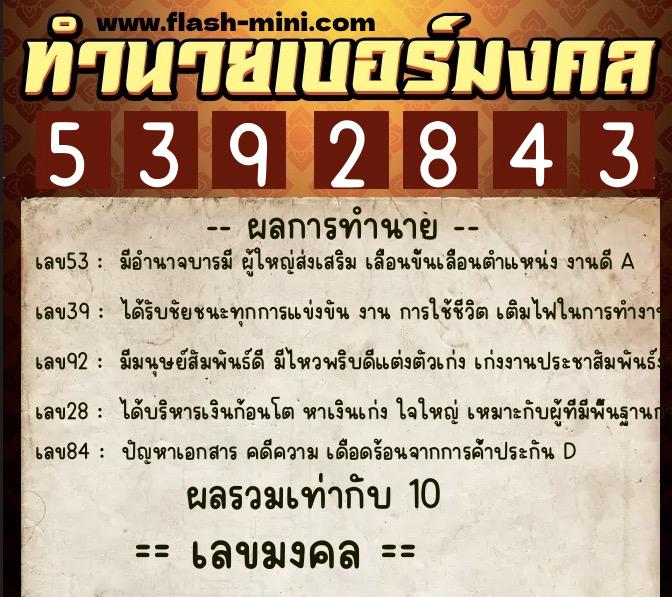 ทำนายเบอร์มงคล 0XX-5392843 ทำนายเบอร์มงคล หมายเลข 085-539284 ทำนายเบอร์มงคล 0XX-5392843 ทำนายเบอร์มงคล หมายเลข 085-539284