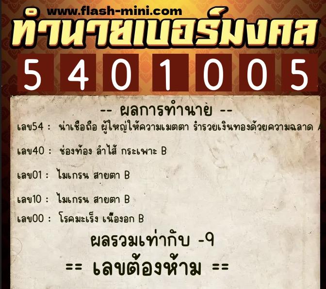 ทำนายเบอร์มงคล 0XX-5401005 ทำนายเบอร์มงคล หมายเลข 060-540100 ทำนายเบอร์มงคล 0XX-5401005 ทำนายเบอร์มงคล หมายเลข 060-540100