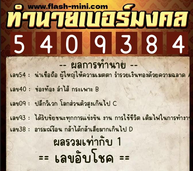 ทำนายเบอร์มงคล 0XX-5409384 ทำนายเบอร์มงคล หมายเลข 060-540938 ทำนายเบอร์มงคล 0XX-5409384 ทำนายเบอร์มงคล หมายเลข 060-540938