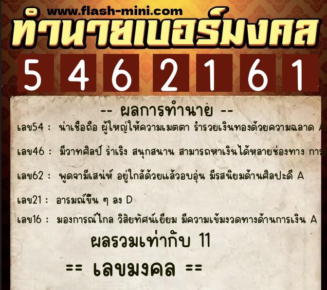 ทำนายเบอร์มงคล 0XX-5462161 ทำนายเบอร์มงคล หมายเลข 096-546216 ทำนายเบอร์มงคล 0XX-5462161 ทำนายเบอร์มงคล หมายเลข 096-546216