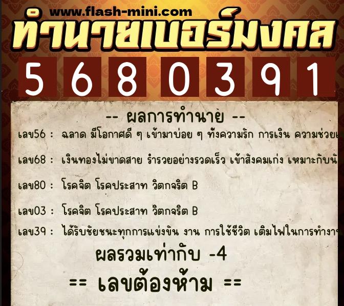 ทำนายเบอร์มงคล 0XX-5680391 ทำนายเบอร์มงคล หมายเลข 084-568039 ทำนายเบอร์มงคล 0XX-5680391 ทำนายเบอร์มงคล หมายเลข 084-568039