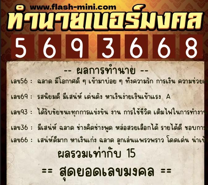 ทำนายเบอร์มงคล 0XX-5693668 ทำนายเบอร์มงคล หมายเลข 083-569366 ทำนายเบอร์มงคล 0XX-5693668 ทำนายเบอร์มงคล หมายเลข 083-569366