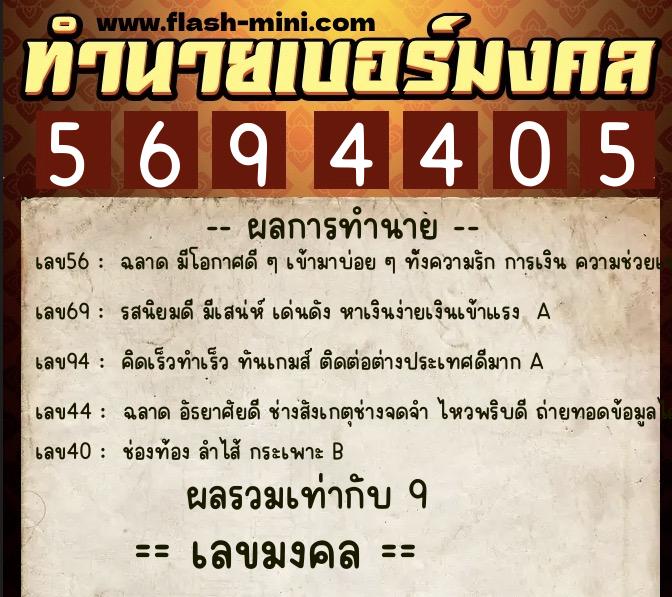 ทำนายเบอร์มงคล 0XX-5694405 ทำนายเบอร์มงคล หมายเลข 098-569440 ทำนายเบอร์มงคล 0XX-5694405 ทำนายเบอร์มงคล หมายเลข 098-569440
