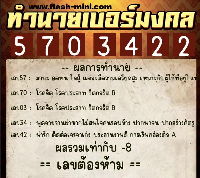 ทำนายเบอร์มงคล 0XX-5703422  ทำนายเบอร์มงคล หมายเลข 084-570342  ทำนายเบอร์มงคล 0XX-5703422  ทำนายเบอร์มงคล หมายเลข 084-570342