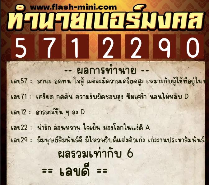 ทำนายเบอร์มงคล 0XX-5712290 ทำนายเบอร์มงคล หมายเลข 063-571229 ทำนายเบอร์มงคล 0XX-5712290 ทำนายเบอร์มงคล หมายเลข 063-571229