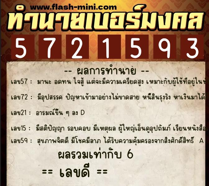 ทำนายเบอร์มงคล 0XX-5721593 ทำนายเบอร์มงคล หมายเลข 084-572159 ทำนายเบอร์มงคล 0XX-5721593 ทำนายเบอร์มงคล หมายเลข 084-572159
