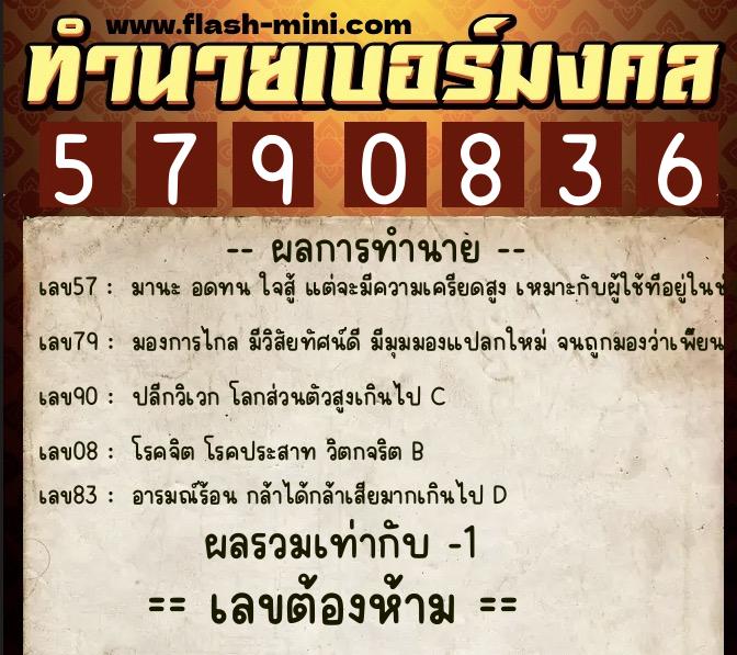 ทำนายเบอร์มงคล 0XX-5790836 ทำนายเบอร์มงคล หมายเลข 089-579083 ทำนายเบอร์มงคล 0XX-5790836 ทำนายเบอร์มงคล หมายเลข 089-579083