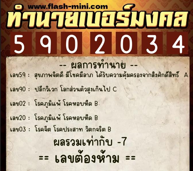 ทำนายเบอร์มงคล 0XX-5902034 ทำนายเบอร์มงคล หมายเลข 099-590203 ทำนายเบอร์มงคล 0XX-5902034 ทำนายเบอร์มงคล หมายเลข 099-590203
