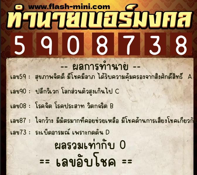 ทำนายเบอร์มงคล 0XX-5908738 ทำนายเบอร์มงคล หมายเลข 093-590873 ทำนายเบอร์มงคล 0XX-5908738 ทำนายเบอร์มงคล หมายเลข 093-590873