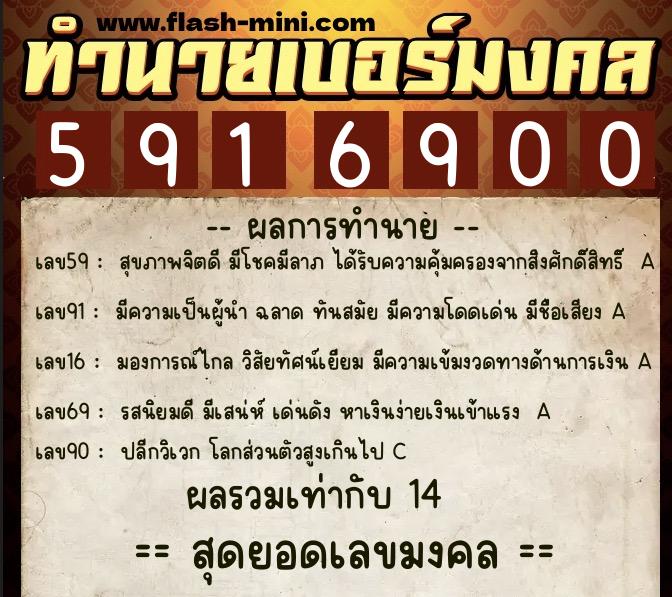 ทำนายเบอร์มงคล 0XX-5916900 ทำนายเบอร์มงคล หมายเลข 064-591690 ทำนายเบอร์มงคล 0XX-5916900 ทำนายเบอร์มงคล หมายเลข 064-591690