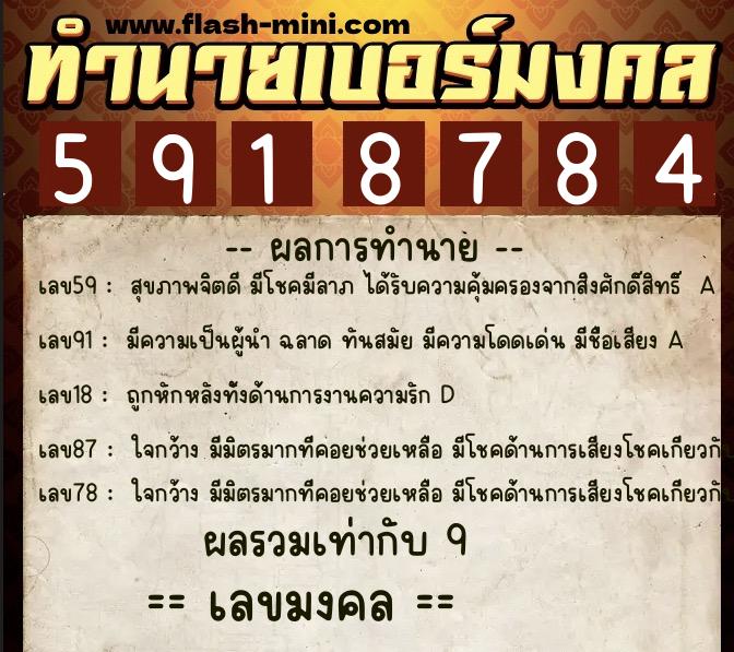 ทำนายเบอร์มงคล 0XX-5918784 ทำนายเบอร์มงคล หมายเลข 096-591878 ทำนายเบอร์มงคล 0XX-5918784 ทำนายเบอร์มงคล หมายเลข 096-591878