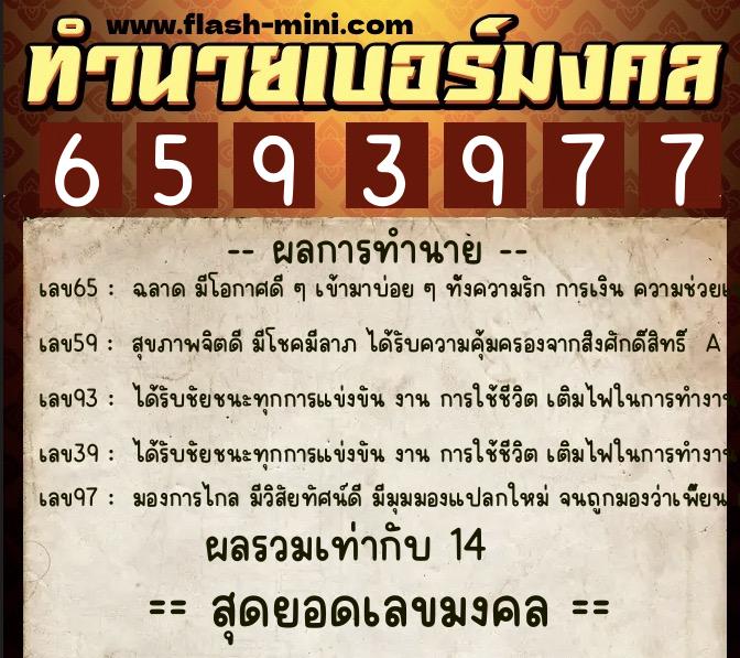 ทำนายเบอร์มงคล 0XX-6593977 ทำนายเบอร์มงคล หมายเลข 090-659397 ทำนายเบอร์มงคล 0XX-6593977 ทำนายเบอร์มงคล หมายเลข 090-659397