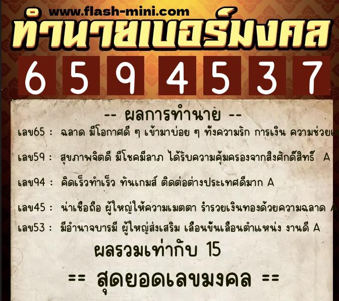ทำนายเบอร์มงคล 0XX-6594537 ทำนายเบอร์มงคล หมายเลข 064-659453 ทำนายเบอร์มงคล 0XX-6594537 ทำนายเบอร์มงคล หมายเลข 064-659453