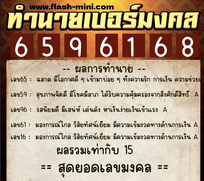ทำนายเบอร์มงคล 0XX-6596168 ทำนายเบอร์มงคล หมายเลข 096-659616 ทำนายเบอร์มงคล 0XX-6596168 ทำนายเบอร์มงคล หมายเลข 096-659616