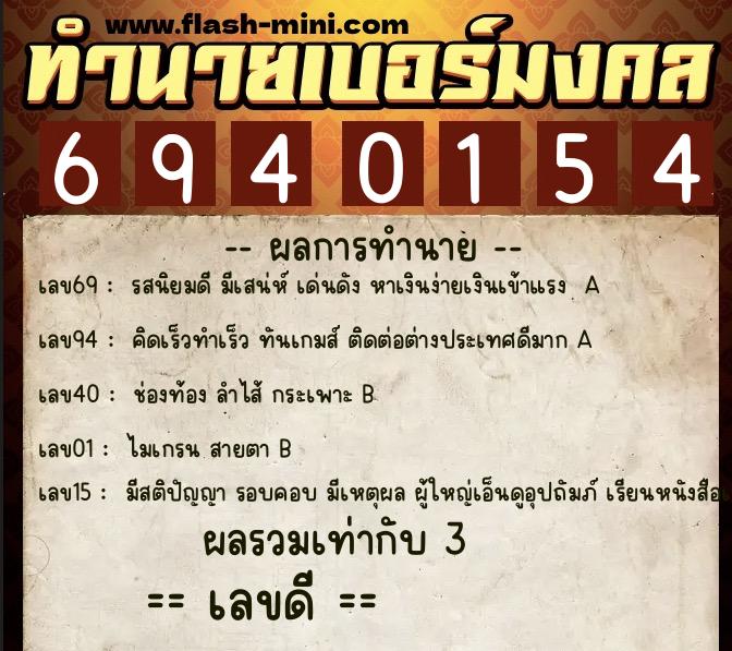 ทำนายเบอร์มงคล 0XX-6940154 ทำนายเบอร์มงคล หมายเลข 096-694015 ทำนายเบอร์มงคล 0XX-6940154 ทำนายเบอร์มงคล หมายเลข 096-694015
