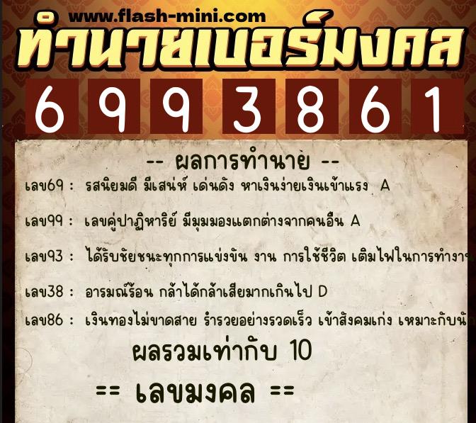 ทำนายเบอร์มงคล 0XX-6993861 ทำนายเบอร์มงคล หมายเลข 083-699386 ทำนายเบอร์มงคล 0XX-6993861 ทำนายเบอร์มงคล หมายเลข 083-699386